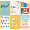 Hallmark Boxed Graduation Cards, Congrats Grad (40 Cards with Envelopes) Black, White and Gold(Congrats Any Occasion)