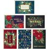 Jewel-Tone Florals Holiday Card Assortment