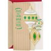 Hallmark Christmas Card for Mom (Merry and Bright)(Three Ornaments)