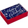 40ct Blue Happy Holidays Cards