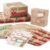 Kraft Red Truck  Snowflakes  Merry Christmas