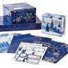 Navy Snowflakes  Plaid  Woodland Scene