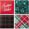 Christmas Wishes  Holly  Plaid
