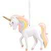 Hallmark Crayola Unicorn Resin Christmas Ornament(Unicorn with Striped Mane)
