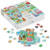 Hallmark Disney 1000-Piece Jigsaw Puzzle, 24″ x 30″ (It’s a Small World Map) Gift for Kids, Teens, Collectors