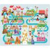 Hallmark Disney Throw Blanket, 60″ x 50″ (It’s a Small World Map) Gift for Birthday, Christmas, Kids