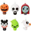 Hallmark Disney Tim Burton’s The Nightmare Before Christmas Scenes Mini Christmas Ornaments, Shatterproof, Set of 4(Mini Set of 6)