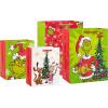 Hallmark Dr. Seuss Grinch Christmas Gift Bag Bundle for Kids (4 Bags: 2 Medium 9″, 2 Large 13″) Cindy Lou Who, Max the Dog, Red and Green Snowflakes