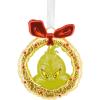 Hallmark Dr. Seuss’s How The Grinch Stole Christmas! Grinch in Wreath Christmas Ornament, Metal, Gifts for Dr. Seuss Fans