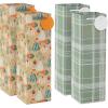 Hallmark Fall Leaves Party Favor and Wrapped Treat Bags (30 Ct.) for Autumn Parties, Halloween, Thanksgiving, Friendsgiving, Care Packages and More(Sage Green  Pumpkins)