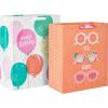 Hallmark Gift Bags in Assorted Sizes (Pack of 12 – 5 Medium 8″, 4 Large 11″, 3 Extra Large 14″) for Birthdays, Mother’s Day, Graduations, Baby Showers(2-Pack)