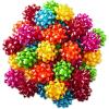 Hallmark Gift Bow Assortment (30, 2 Sizes) Red, White, Pink, Blue, Yellow, Silver, Gold for Christmas, Hanukkah, Birthdays, Weddings, Baby Showers(Red  Pink  Orange  Green  Teal  Yellow)