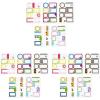 Hallmark Gift Tags and Stickers (64 Stickers, 8 Tags, 8 Mini Notecards) for Valentines Day, Birthdays, Weddings, Graduations, Bridal Showers(Pink  Blue)