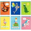 Hallmark Grade School Graduation Cards for Kids (6 Cards with Envelopes) for Preschool, Kindergarten, 6th Grade, 8th Grade and Middle School Graduates(Dinosaurs  Sloths  Unicorns  Flamingos  Turtles  Sharks)