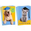 Hallmark Grade School Graduation Cards for Kids (6 Cards with Envelopes) for Preschool, Kindergarten, 6th Grade, 8th Grade and Middle School Graduates(Puppy and Kitten)