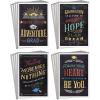 Hallmark Graduation Card Assortment (16 Cards with Envelopes) Inspirational Quotes(Black)