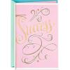 Hallmark Graduation Card (Cap and Gown)(Pink & Gold Success)