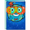 Hallmark Graduation Card for Kids (Removable Glasses) for Preschool or Kindergarten Graduates(Graduation  GRAD Glasses with Card)