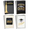 imageHallmark Graduation Cards Assortment Black and Gold Congratulations Grad 12 Cards and Envelopes 4 DesignsCongratulations Grad