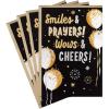 Hallmark Graduation Cards, Best Wishes (4 Cards with Envelopes)(Smiles & Prayers  4 Religious Cards with Envelopes)