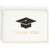 Hallmark Graduation Cards Bulk Assortment, Black and Gold (36 Cards and Envelopes, 6 Designs)(White)
