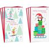 Hallmark Holiday Money or Gift Card Holder Cards for Kids (6 Cards with Envelopes) Snow Bunnies, Penguin with Presents