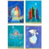 Hallmark Image Arts Boxed Religious Christmas Cards Assortment, Painted Nativity (4 Designs, 24 Cards and Envelopes)