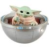 Hallmark Keepsake Christmas Ornament 2024, Star Wars: The Mandalorian Grogu in Hovering Pram With Light, Sound and Motion, Gifts for Star Wars Fans