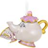 Hallmark Keepsake Christmas Ornament 2025, Disney Beauty and The Beast Belle with The Wardrobe, Gifts for Disney Fans(Mrs. Potts and Chip)