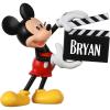 Hallmark Keepsake Christmas Ornament 2025, Disney Mickey Mouse A Year of Disney Magic(Personalized Mickey with Clapperboard)