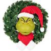 Hallmark Keepsake Christmas Ornaments 2024, Dr. Seuss’s The Cat in the Hat Thing One and Thing Two, Set of 2, Gifts for Dr. Seuss Fans(The Grinch Wreath)