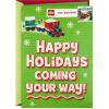 Hallmark Lego Christmas Card for Kids (Toy Train Building Kit)(Holiday Train  Lego Building Kit)