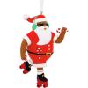 Roller Skating Santa