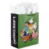 Hallmark Minecraft Gift Bag Bundle (2 Bags: 13″ Large Blue Bag, 15″ Extra Large Green) for Birthdays, Christmas, Valentine’s Day, Halloween, Kids Parties(Minecraft)
