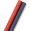 Hallmark Modern Wrapping Paper Rolls for Birthday, Graduation, Christmas, Gift Wrap Paper (Set of 3 Reversible Rolls: 75 sq. ft. ttl.) Black, White, Blue, Orange, Yellow & Green for All Occasions(Red and Navy)