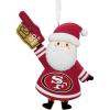 Hallmark NFL Chicago Bears Santa Fan Christmas Ornament, Gifts for Sports Fans