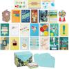 Hallmark Pack of 24 Handmade Assorted Boxed Greeting Cards, Modern Greenery—Birthday Cards, Baby Shower Cards, Wedding Cards, Sympathy Cards, Thinking of You Cards, Thank You Cards