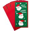Santa Claus  10 Money Holders with Envelopes