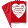 Hallmark Pack of Valentines Day Cards, Hearts and Flowers (10 Valentine’s Day Cards with Envelopes)(Red Hearts  Elegant Lettering)