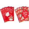 Hallmark Pack of Valentines Day Cards, Roses (6 Valentine’s Day Cards with Envelopes)(Blessed  6 Cards with Envelopes)