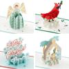 4 Assorted Pop Up Cards with Envelopes