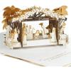 Elegant Nativity  1 Pop Up with Envelope