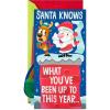 Hallmark Pop Up Funny Christmas Gift Card Holder or Money Holder Card (Naughty List) (5XXH2003)(1 Money Holder Card with Envelopes)
