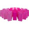 Pink Chevron  Solid  Polka Dot