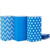 Blue Chevron  Solid  Polka Dot