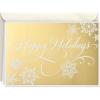Gold Happy Holidays Cards