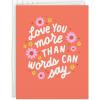 Hallmark Retro Thank You Card Assortment (24 Blank Cards with Envelopes) Orange, Yellow, Green, Pink(Heart Hands)