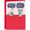 Hallmark Shoebox Funny Anniversary Card (Muffin and Coffee Puns) for Love, Friendship, Valentine’s Day, Galentine’s Day(Muffin and Coffee Puns)