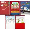 Hallmark Shoebox Funny Christmas Assortment, 5 Cards with Envelopes (Cats, Snowmen, Santa)(Multicolor)