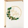 Hallmark Signature Baby Shower Card for New Parents (Hello Little One) Welcome New Baby, Congratulations, Gender Reveal(Oh Baby)